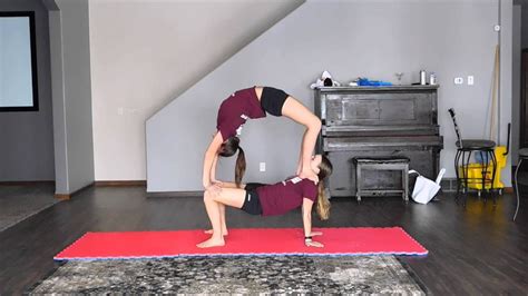 Yoga asanas reduce the danger of injuries and boosts the total body posture too. 2 Person Acro Stunts | AGT | Pinterest | Stunts, Yoga and ...