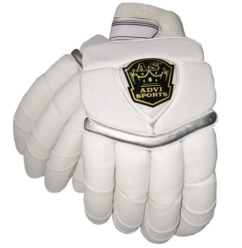 Velcro White As Test Cricket Batting Gloves Size Full Id 19768564473