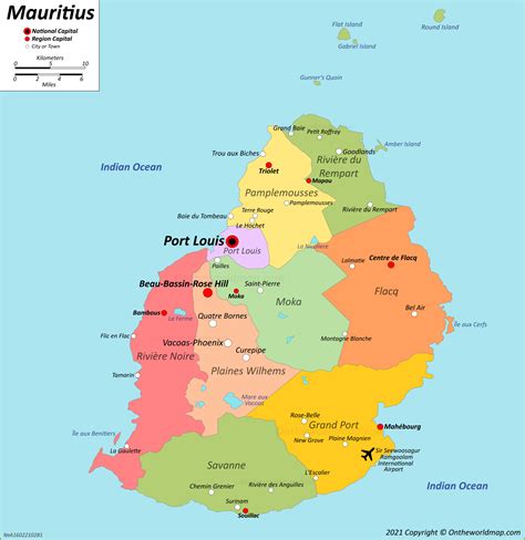 Mauritius Map Maps Of Republic Of Mauritius