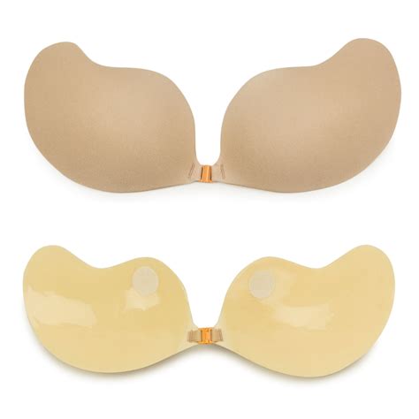 Nk Nk Push Up Bra Wing Shape Gel Strapless Reusable Bras Nude Self