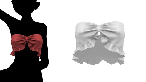 Mmd Sims 4 Gina Frilled Top By Fake N True On Deviantart