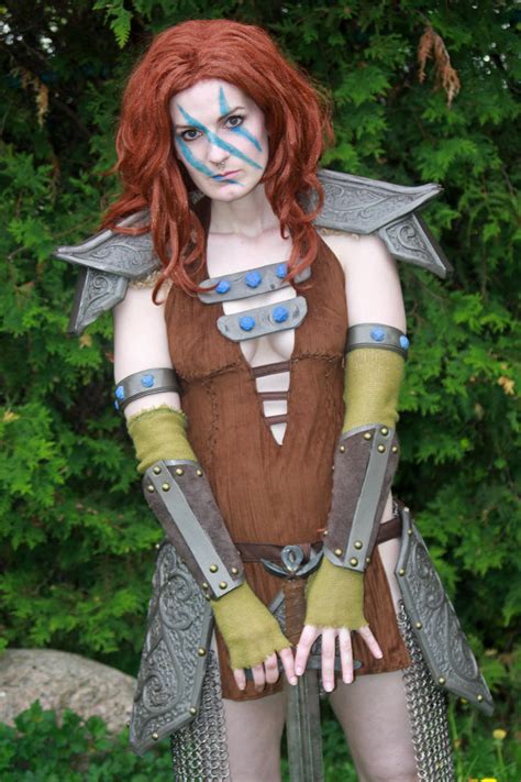 Aela The Huntress Cosplay Front By Alliapocalips On Deviantart