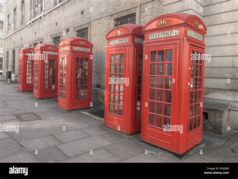 Red Telephone Boxes London Stock Photo Alamy
