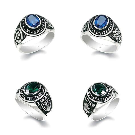 Class Rings For Women College Graduation Rings With Stone Etsy