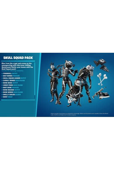 Buy Fortnite Skull Squad Pack Dlc Usa Xbox One Series Xs