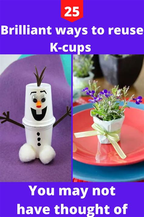 25 Brilliant Ways To Reuse K Cups You May Not Have Thought Of Diy Life Hacks Easy Arts And