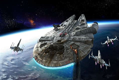 Star Wars Millennium Falcon Wallpapers Top Free Star Wars Millennium