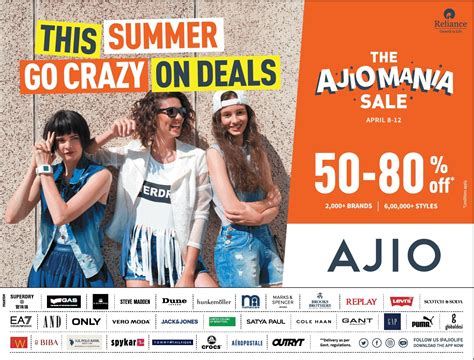 Reliance This Summer Go Crazy On Deals The Ajiomania Sale Ad Advert Gallery