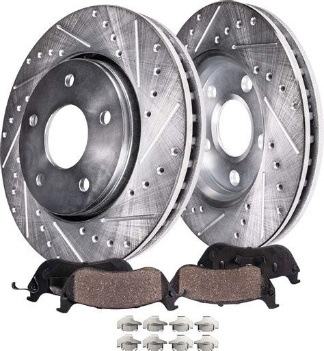 Front Brake Rotors And Ceramic Pads For 2009 2010 2011 2017 Nissan Maxima