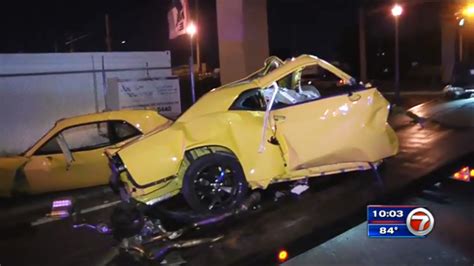 Driver Killed After Challenger Crashes Into Concrete Metrorail Post In Nw Miami Dade Wsvn