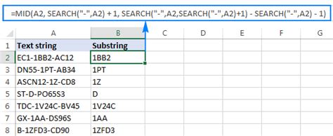 Excel Substring Functions To Extract Text From Cell
