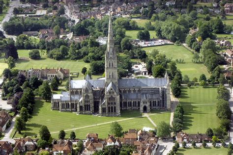 Salisbury Cathedral Built In The Style Of Early English Gothic