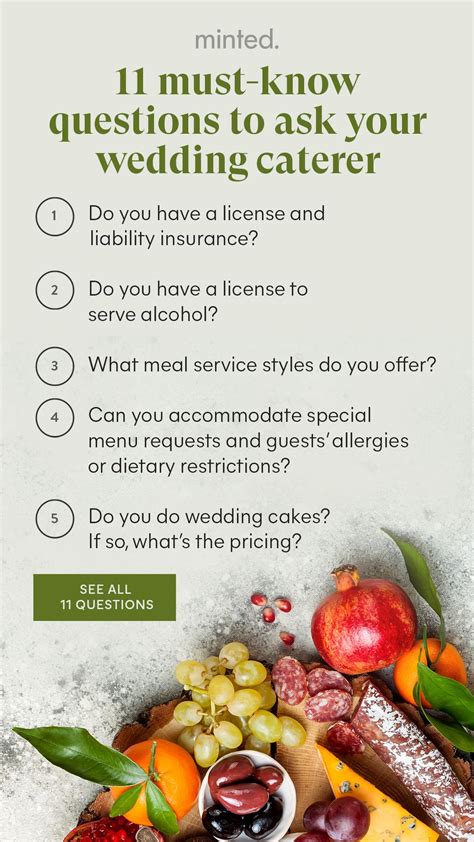 Must Ask Caterer Questions Wedding Catering Caterer Questions Catering