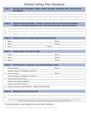 Collection of most popular forms in a given sphere. 10+ General Safety Plan Templates- Google Docs, MS Word ...