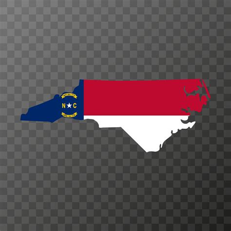 North Carolina State Flag Vector Illustration 13430828 Vector Art At