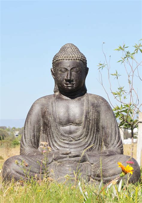Stone Fountain Of Meditating Kamakura Buddha 32 67ls40 Hindu Gods