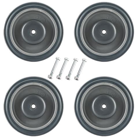 Amgsh Shopping Cart Wheels Replacement 4 Pack Shopping