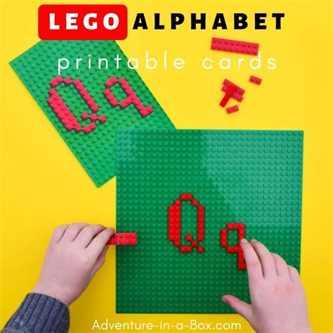 Free Lego Alphabet Letters Printable Alphabet Lego Cards Uppercase