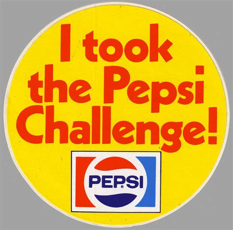 pepsi challenge sticker early  ah  famous peps flickr