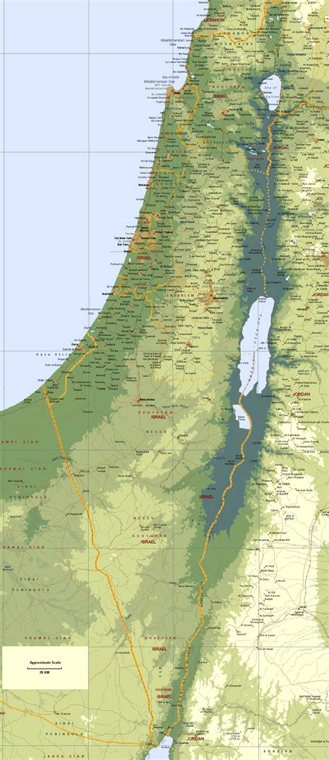 Vládu vedie premiér a zákonodárnym orgánom je jednokomorový parlament kneset. Maps of Israel | Detailed map of Israel in English ...