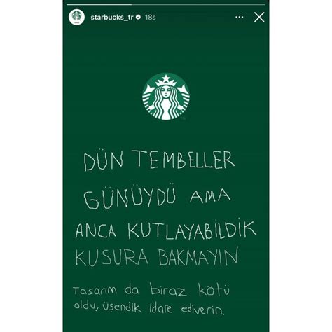 Pazarlamasyon on Twitter Starbucks tan Tembeller Günü için hazırlanan