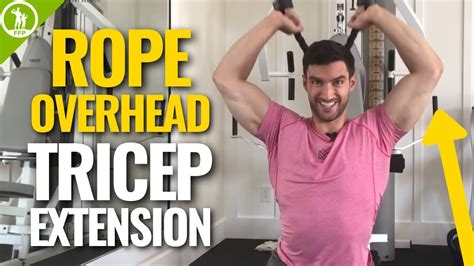 Rope Overhead Tricep Extension — Form And Tutorial Youtube