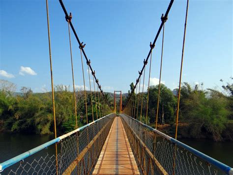 Free Images Suspension Bridge Rope Bridge India Karnataka Cable