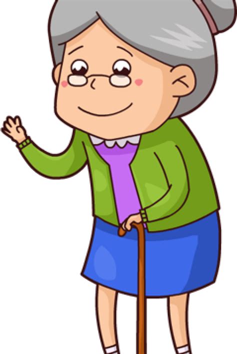 Old Lady Clipart Transparent Goimages Connect