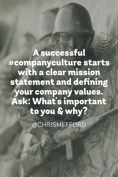 A Successful Companyculture Starts With A Clear Mission Statement And