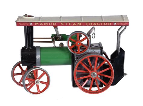 A Mamod Model Of A Live Steam Traction Engine Complete With Burner