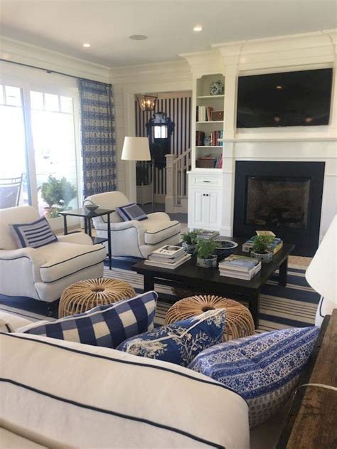 Beautiful Lake House Living Room Ideas 14 Coastal Decorating Living