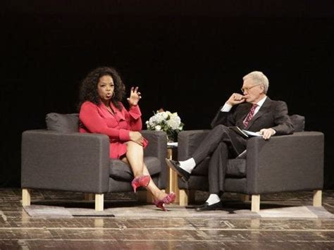 Letterman Gets Serious In Talk With Winfrey