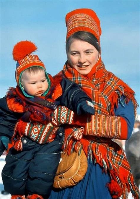 Saamiler Számik Sami People Саамы Scandinavian Costume Folk