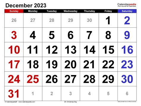 December 2023 Calendar Printable Breaking News Calendar 2024
