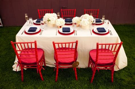 Red White And Blue Wedding Inspiration 4th Of July