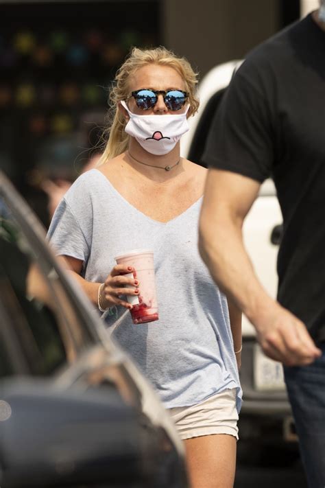 I'm so excited to hear what you think about our song together 🙊 !!!! BRITNEY SPEARS Wearing a Mask Out in Calabasas 09/08/2020 ...