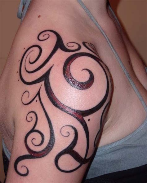 30 Spiral Tattoos On Shoulder Spiral Tattoos Tribal Tattoos Tribal