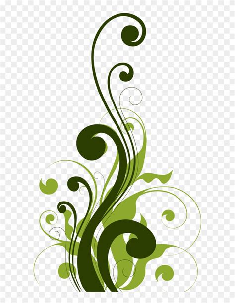 Simple Flourish Vector Free Background Design For Scrapbook Hd Png