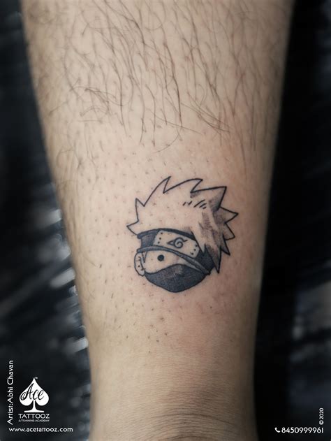 Kakashi Hatake Naruto Tattoo For Men Ace Tattooz
