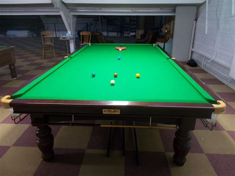 Full Size Riley Aristocrat Tournament Snooker Table Set Up And Re Cover In Chilwell Nottingham