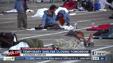 Temporary Homeless Shelter Closing In Las Vegas Youtube