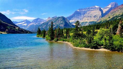 Cosley Lake Glacier National Park Montana Usa Desktop