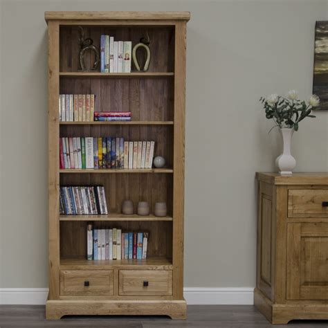 Deluxe Solid Oak Furniturelarge Bookcase Sale Now On