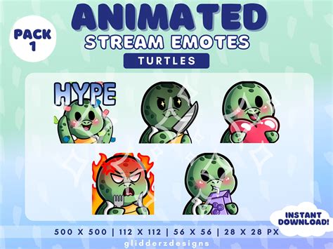 Twitch Animated Emotes Turtle Emotes Twitch Turtle Discord Emotes