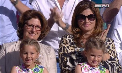 I don't think she has the time to travel and attend all his games. Roger Federer's twin daughters wore matching dresses at ...