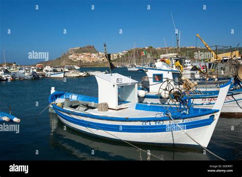 Fishing Boats Castelsardo Sardinia Hi Res Stock Photography And Images