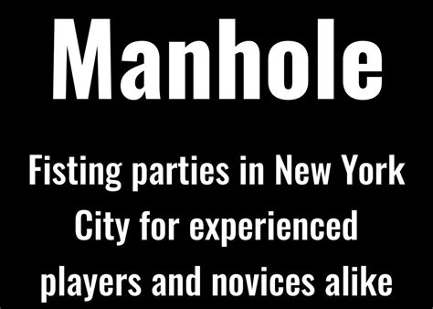 Gaysexnyc On Twitter Sunday June 18th Nyc Gay Play Party Manhole Fisting Parties In Nyc