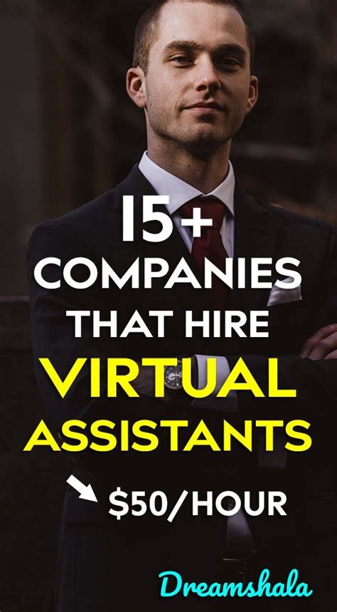 15 Legit Companies That Offer Virtual Assistant Jobs Dreamshala