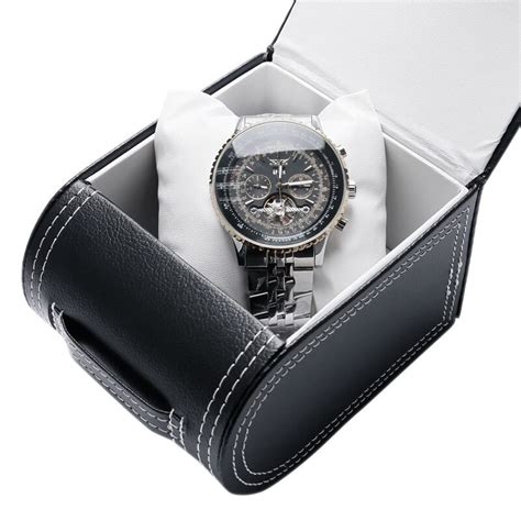 Maybe you would like to learn more about one of these? Gift Box High Qulaity Black Genuine Leather Watch Box ...