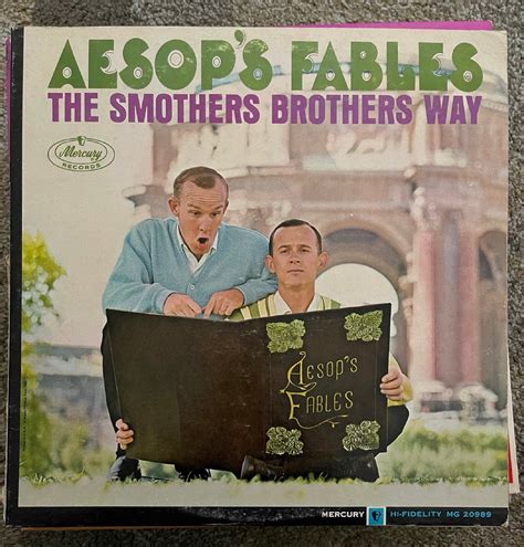 The Smothers Brothers Way Aesops Fables Etsy